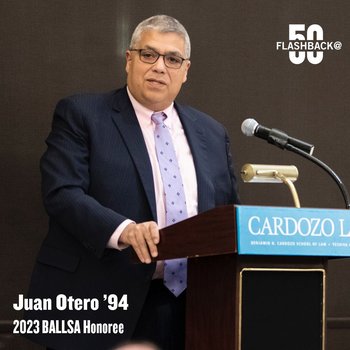Juan Otero ’94, BALLSA Honoree