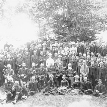 Faculty and Students of Hope College, 1884