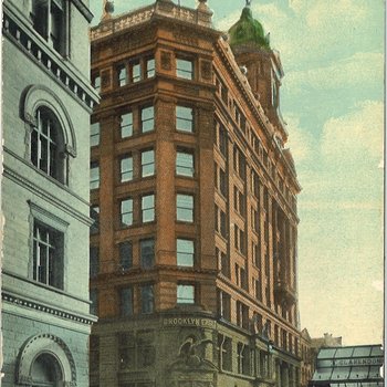 1904-1928: Brooklyn Eagle Building Postcard