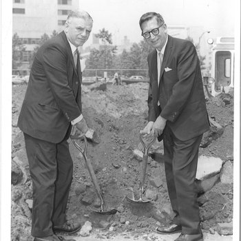 1968: Jerome Prince and Henry Ughetta, Joralemon Building Groundbreaking