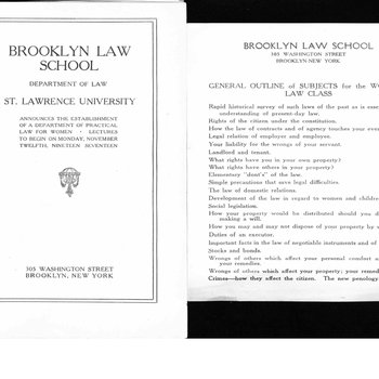 1917 - Womens Law 1917 Pamphlet