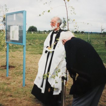 5BFTS Grove at the NMA 2002 Dedication and Tree Planting. Image 1