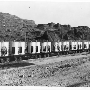 Supply Train at Grand Coulee Dam