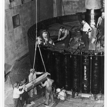 Grand Coulee Dam Generator Construction