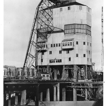 Grand Coulee Dam Construction Support Building