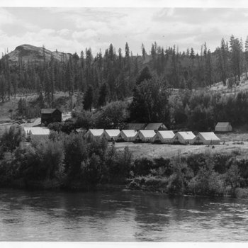 Works Progress Administration (WPA) Camp, Spokane River 