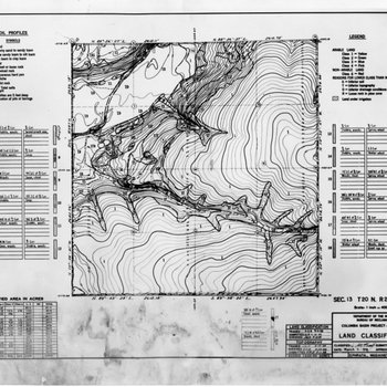Soil Composition Map Print of Columbia Basin Area