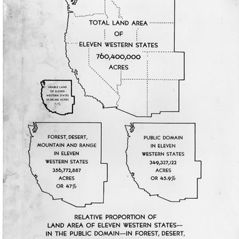 Map of Land Areas and Usable Lands