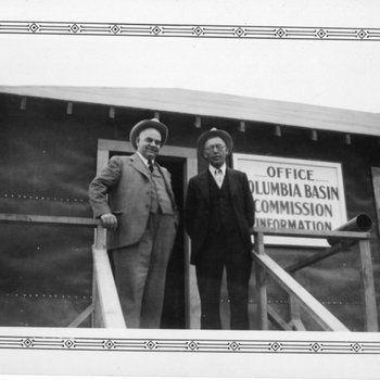 Rufus Woods at Columbia Basin Commission Information Office