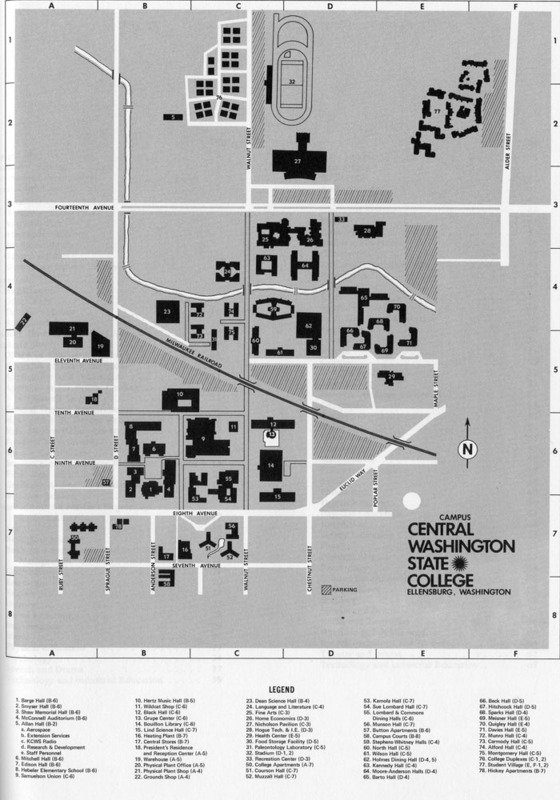 Campus Map 23 Central Washington University