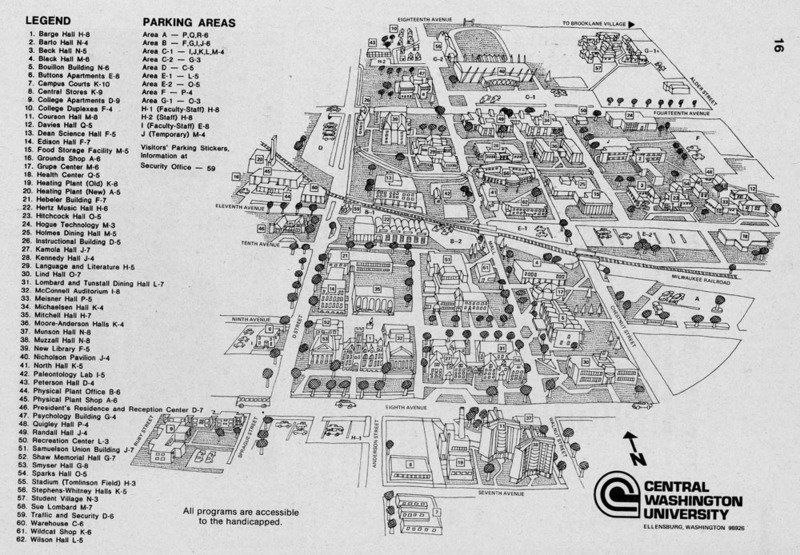 Campus Map 28 Central Washington University