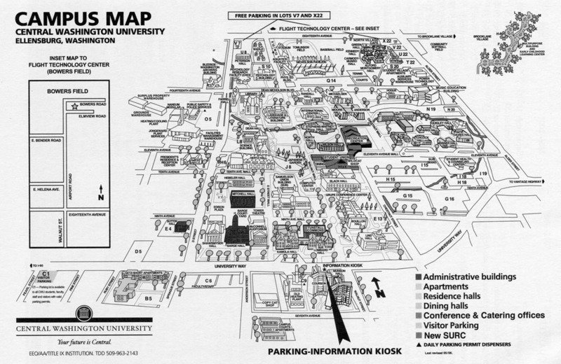 Campus Map 38 - Central Washington University