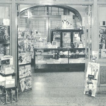 Hospital gift shop, 1940