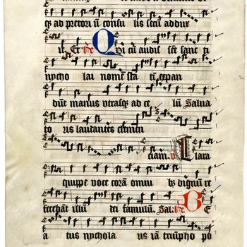 Antiphonal (Feast of St. Nicholas)- Med MS 1B