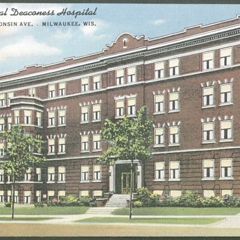 Evangelical Deaconess Hospital postcard