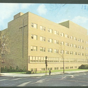 Deaconess Hospital building illustration, 1960