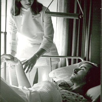Nursing attending patient