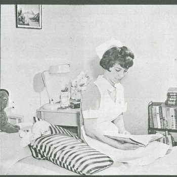 Nurse reading