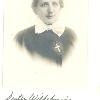 Portrait of Sr. Wilhelmina Johannsen, Chief Housekeeper, 1922-1946