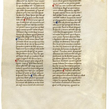 Commentary on the Sentences of Peter Lombard, Book I- Med MS 8A