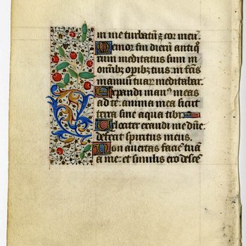 Book of Hours, Penitential Psalms- Med MS 13B