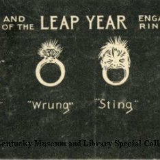 Cause and effect of the Leap Year engagement ring