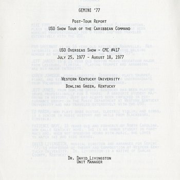 Gemini 77 Post-Tour Report