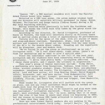 Gemini 79 Press Release