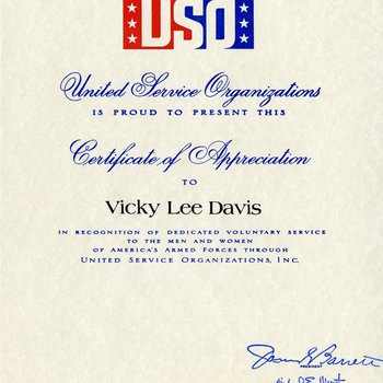 Gemini 79 Certificate of Appreciation 2