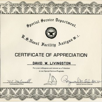 Gemini 14 Certificate of Appreciation 2