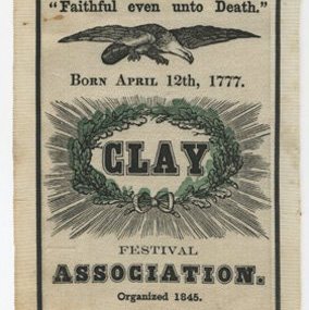 Henry Clay Festival Association commemorative ribbon