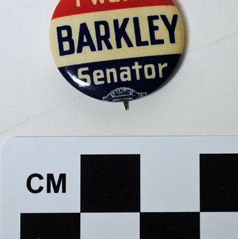 Alben W. Barkley Political Button