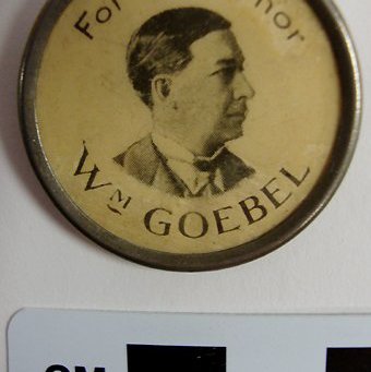 William Goebel for Governor Political Pin