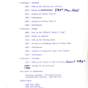 Gemini 15 Baumholder Schedule