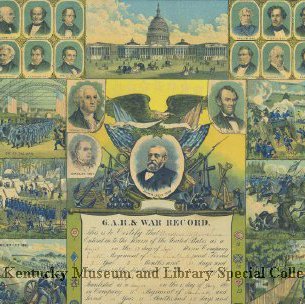 G.A.R. & WAR Record of Woodford M. Houchin