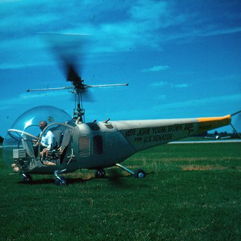 John Y. Brown Campaign Helicopter