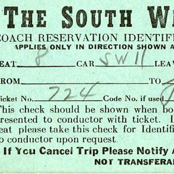Coach Reservation for The South Wind