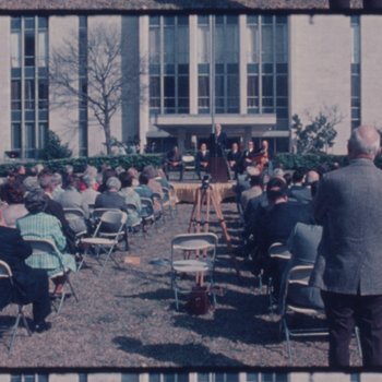 Jesse H. Jones Library Dedication, Original Footage, Color