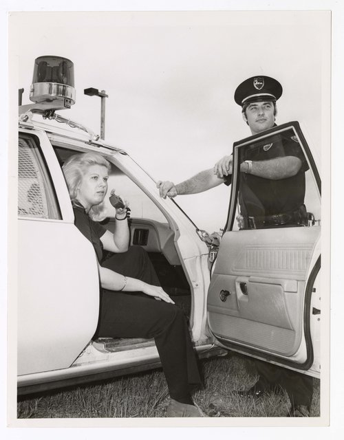 Photographs with Jacksonville Police Department officer Robert Walsh from Dr. Rasche’s 1975 summer internship.