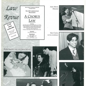 A Chorus Law: Cardozo’s 1997 Law Revue