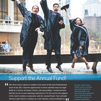 Celebrating Success: Cardozo Annual Fund
