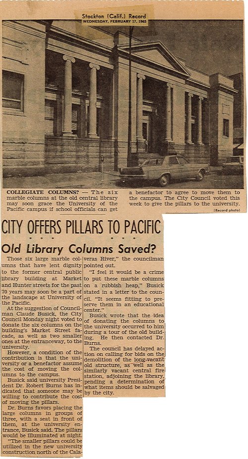 Stockton Record Columns Article