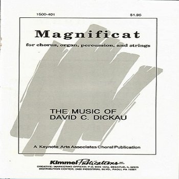 Magnificat: For Chorus, Organ, Percussion, and Strings
