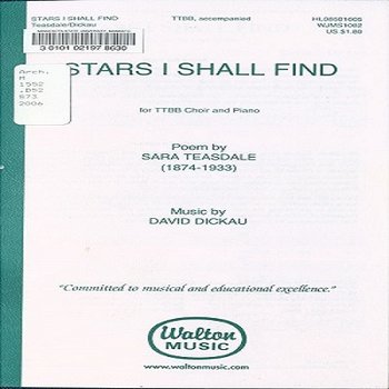 Stars I Shall Find: TTBB Chorus and Piano