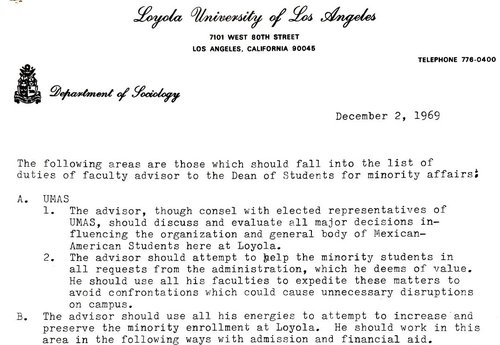 Faculty Advisor to Dean of Students for Minority Affairs_Dec 2 1969_1