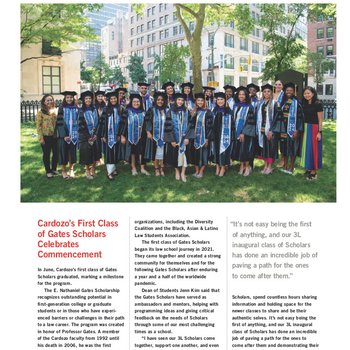 First Class of Gates Scholars Celebrates Commencement
