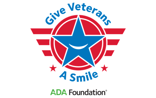 Give veterans a smile logo