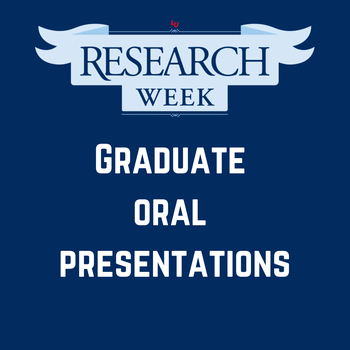 Graduate Oral Presentations