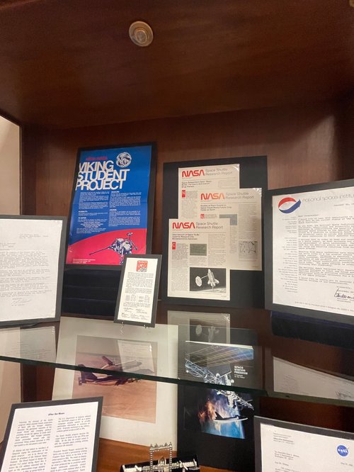 Brochures from NASA and letter from National Space Institute after Apollo 11