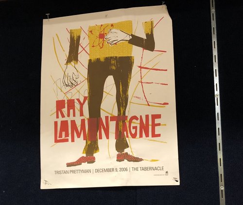 poster for Ray Lamontagne concert with Tristan Prettyman at the Tabernacle (Atlanta), December 9, 2006